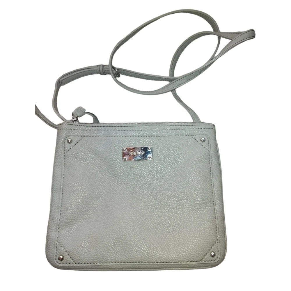 Nine west gray crossbody bag